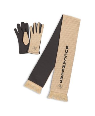 Women's Tampa Bay Buccaneers Tonal Microcheck Scarf Glove Set
