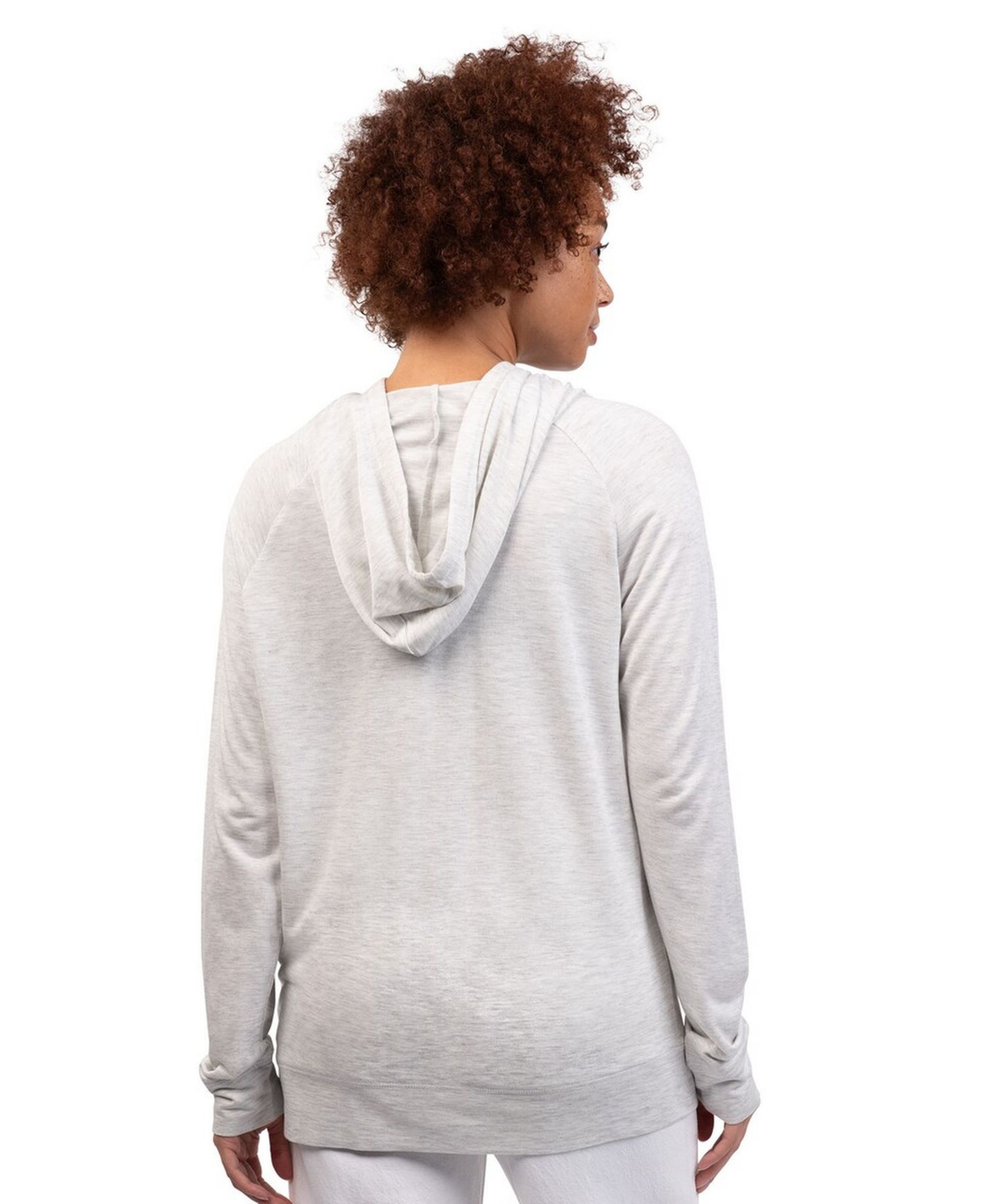 Women's Oatmeal Atlanta Braves Pregame Pullover Hoodie