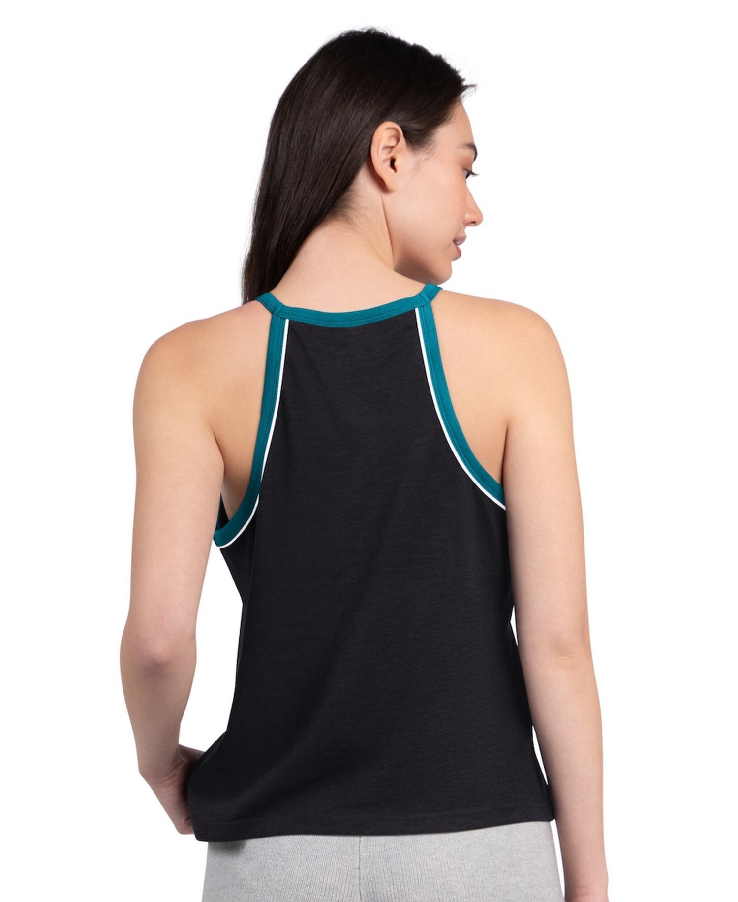 Women's Black Jacksonville Jaguars Redemption Win Slub Tank Top
