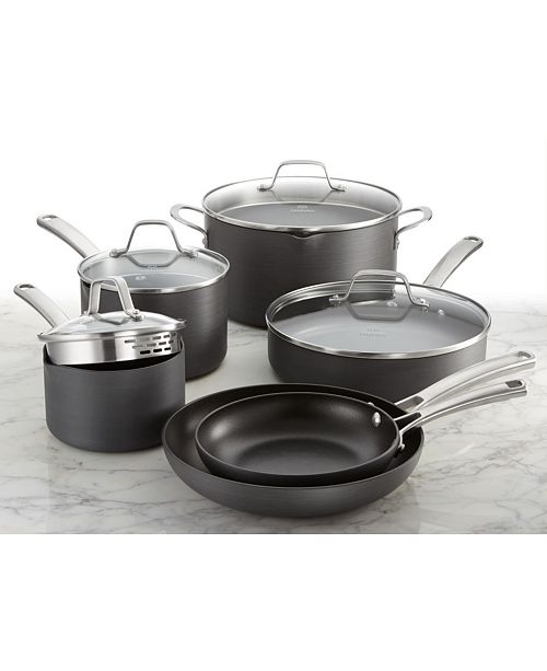 Calphalon Classic Nonstick 10Pc. Cookware Set, Created for Macy's