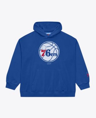 Men's Royal Philadelphia 76ers Basic Fleece Hoodie