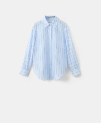Women's Striped Lyocell Top