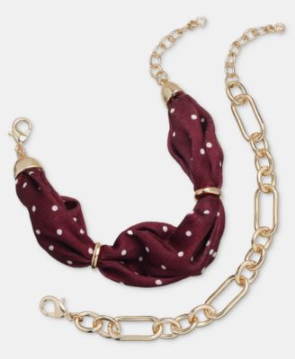 Link & Scarf Flex Bracelets, 2-Piece Set