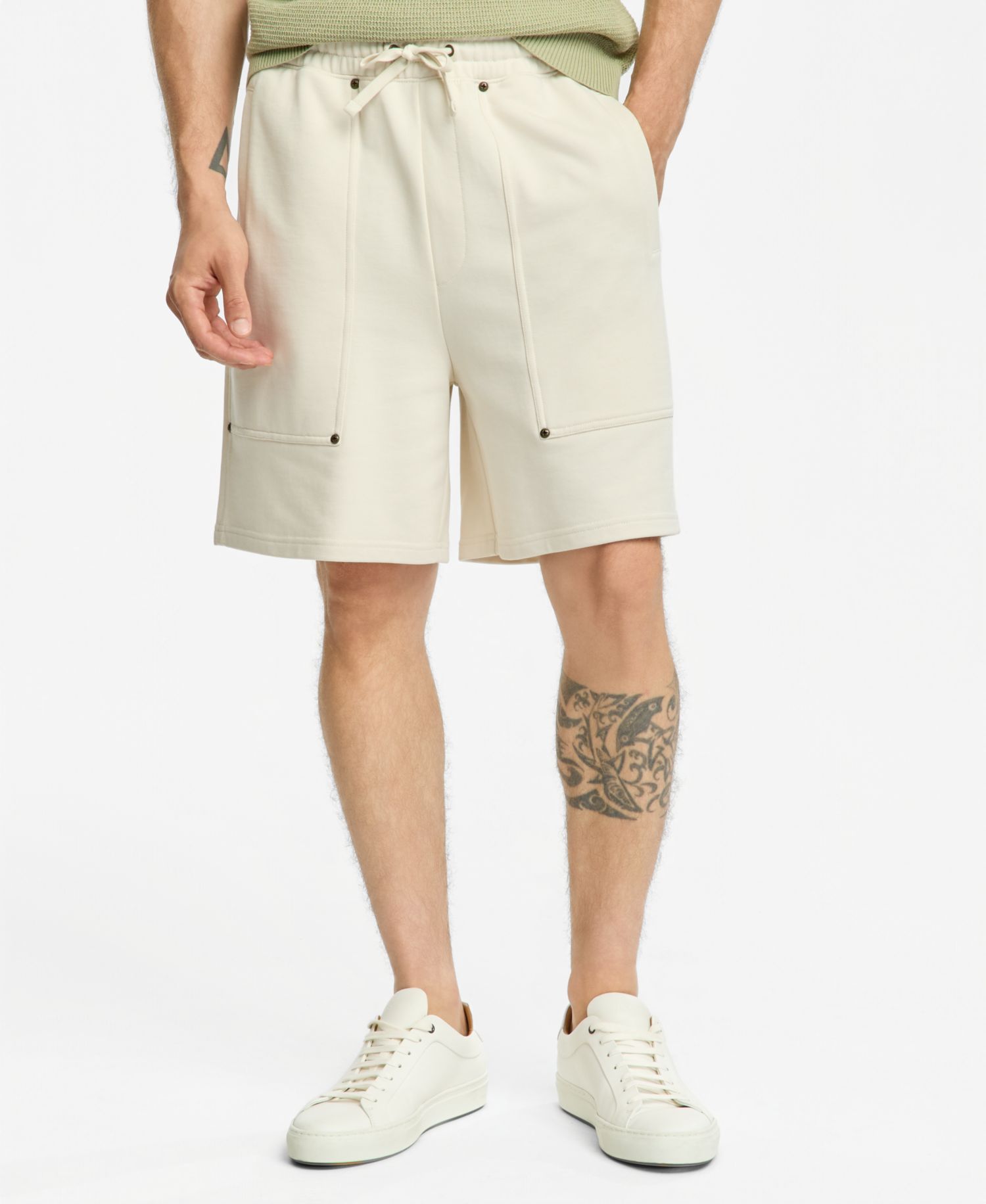 HUGO by Men's Nimdos Elastic Waistband Shorts