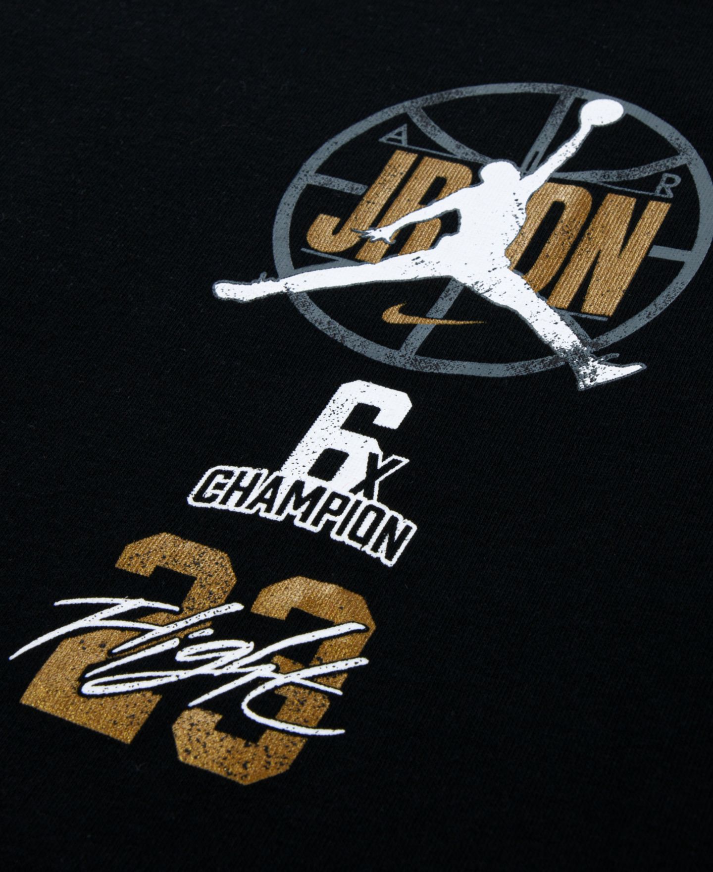 Футболка Jordan Gold Standard Tee для мальчиков, цвет: Чёрный — фото 3