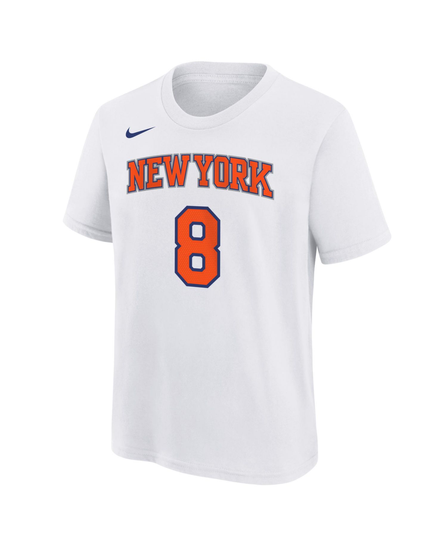 Big Boys and Girls OG Anunoby White New York Knicks Association Name & Number T-Shirt