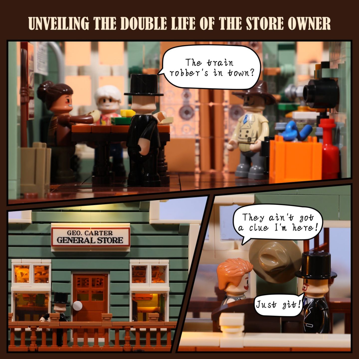 Детский конструктор Lumibricks Old West General Store 1895-Piece Building Set, Ages 16+ — фото 10