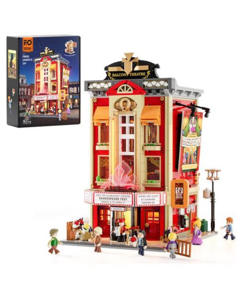 Детский конструктор Lumibricks Lighted Balcony Theatre 2445-Piece Building Set, Ages 18+