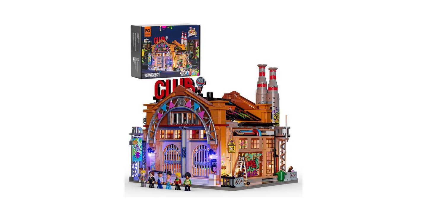 Детский конструктор Lumibricks Street Fusion Factory House of Music 2654-Piece Building Set, Ages 14+ — фото 1