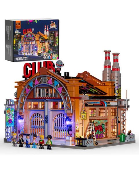 Детский конструктор Lumibricks Street Fusion Factory House of Music 2654-Piece Building Set, Ages 14+