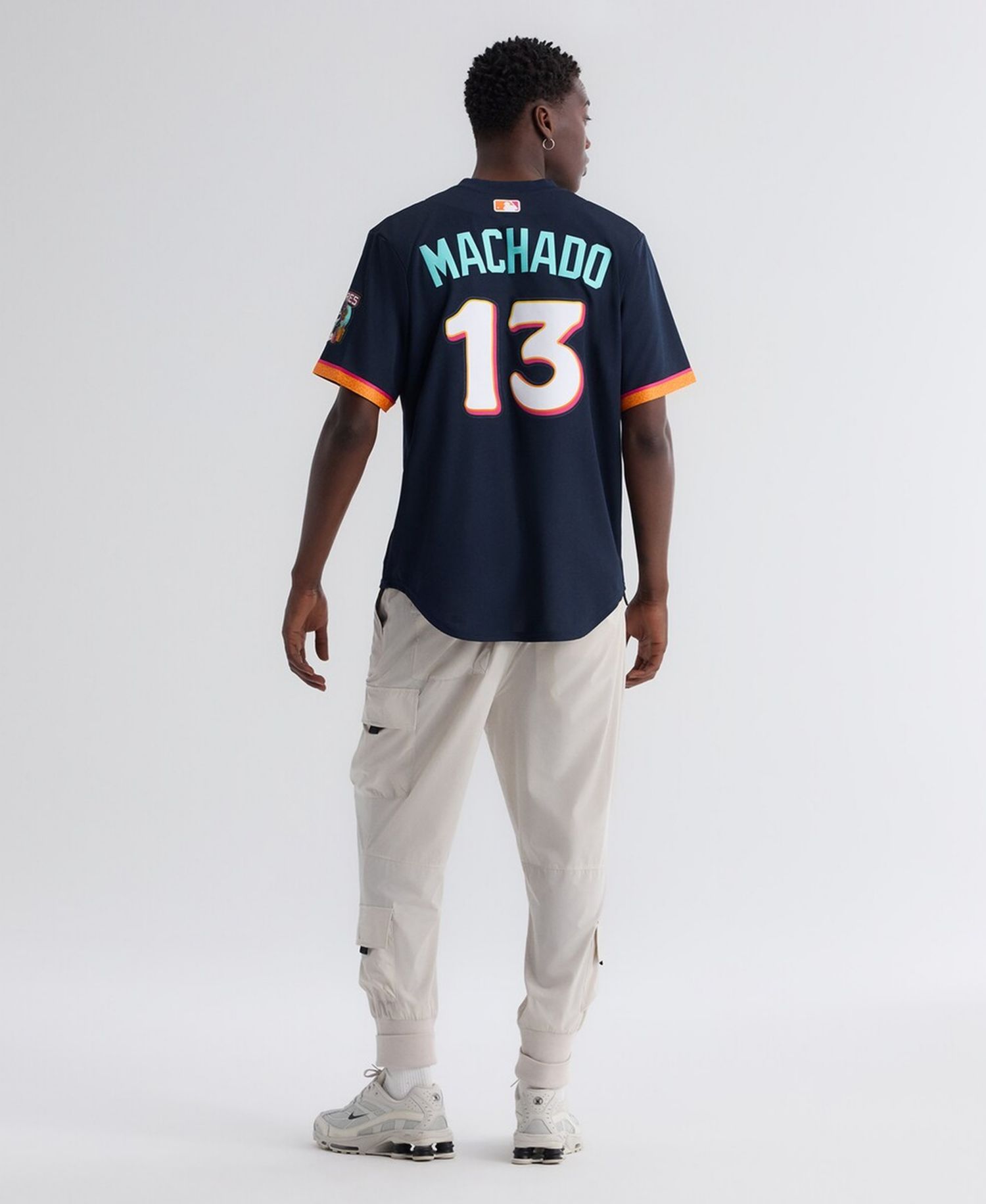 Men's Manny Machado Black San Diego Padres 2026 City Connect Stadium Jersey