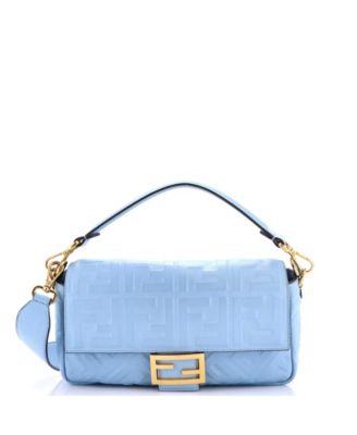 Medium Baguette NM Bag Zucca Embossed Leather