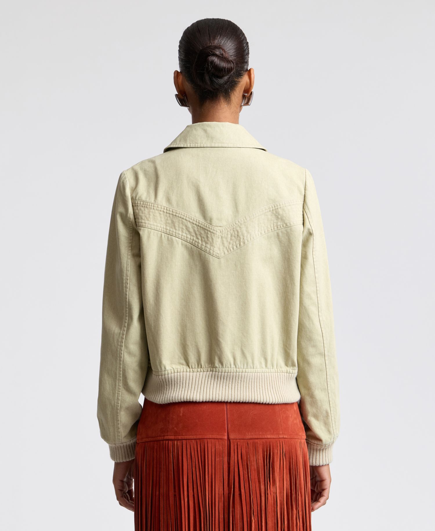 Women's Zip-Front Bomber Jacket
