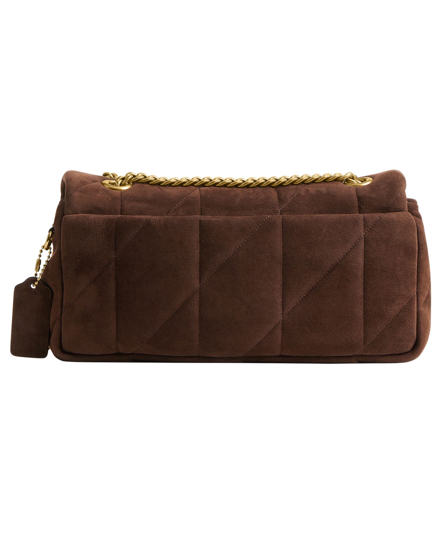 Soft Quilted Tabby Medium Suede Shoulder Bag 26