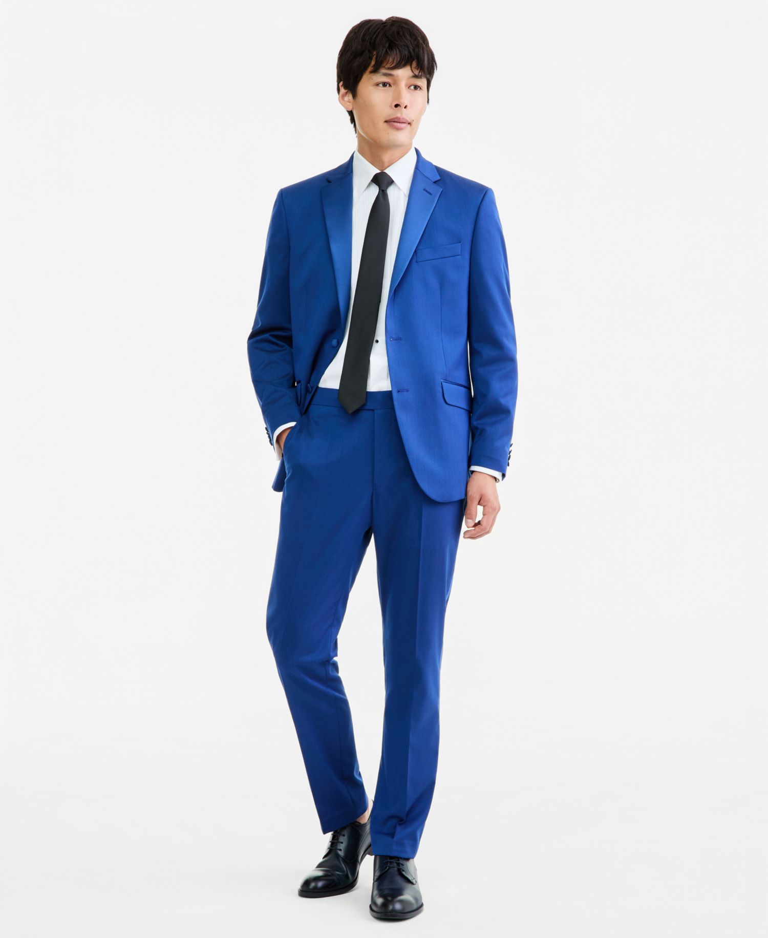 Men's Slim-Fit Satin 2-Piece Tuxedo