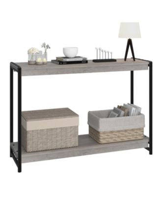 39.5-Inch Console Table - Slim Sofa and Entryway Table with Storage, Easy Assembly