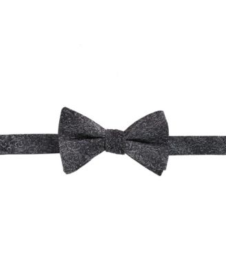 Men's Esteban Scrolling Vines Tone on Ton Patterned Silk Self Tie Bow Tie