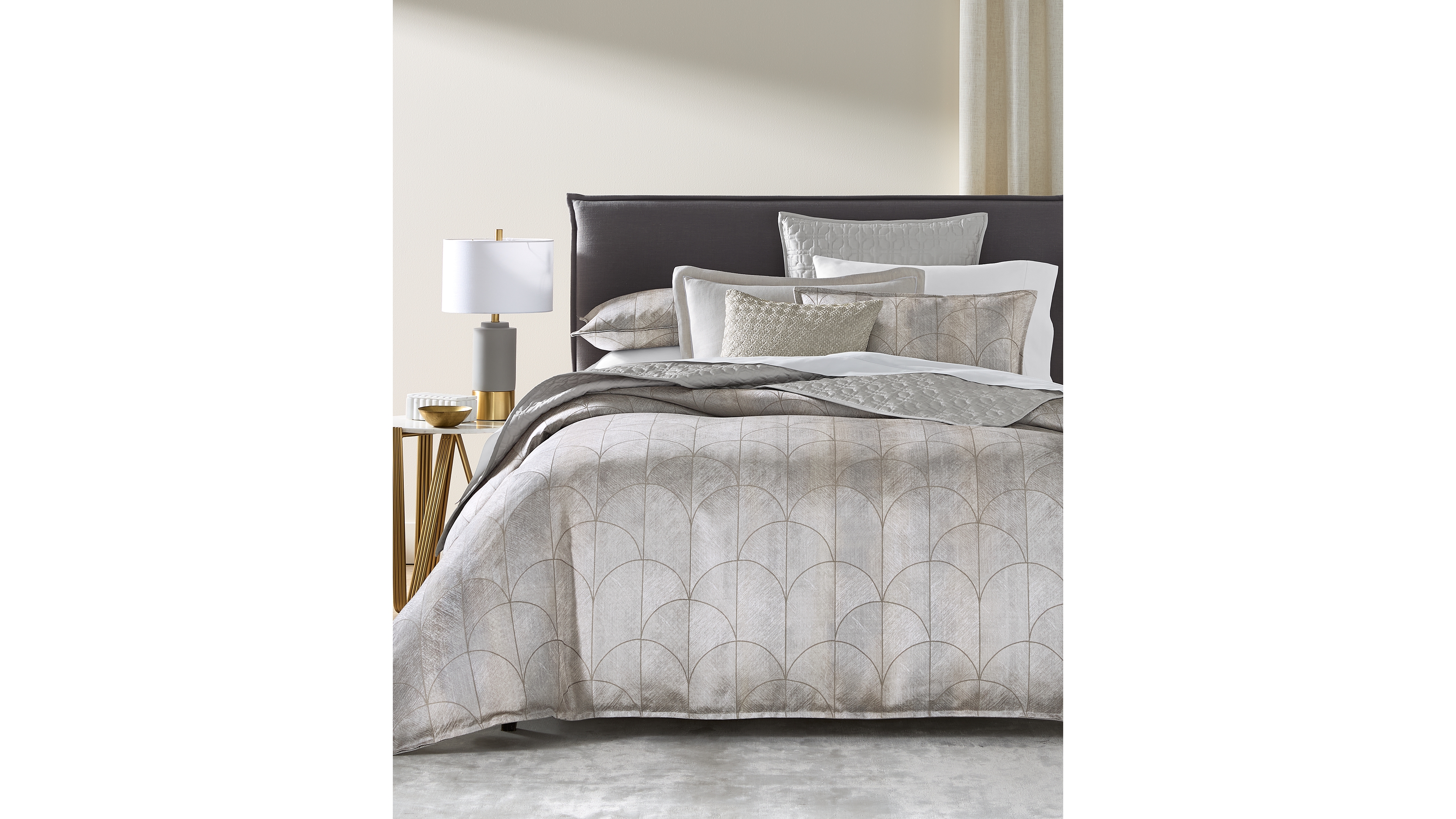 Hotel Collection Inlay Woven and Printed 3-Piece Duvet Cover Set, King, Macy's Exclusive