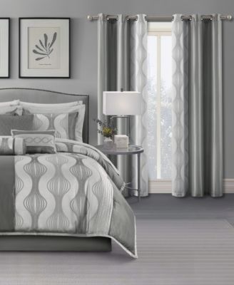 Kath Geometric 15-Piece Comforter Set, California King