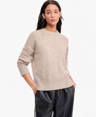 Women's 100% Cashmere Relaxed Crewneck Sweater