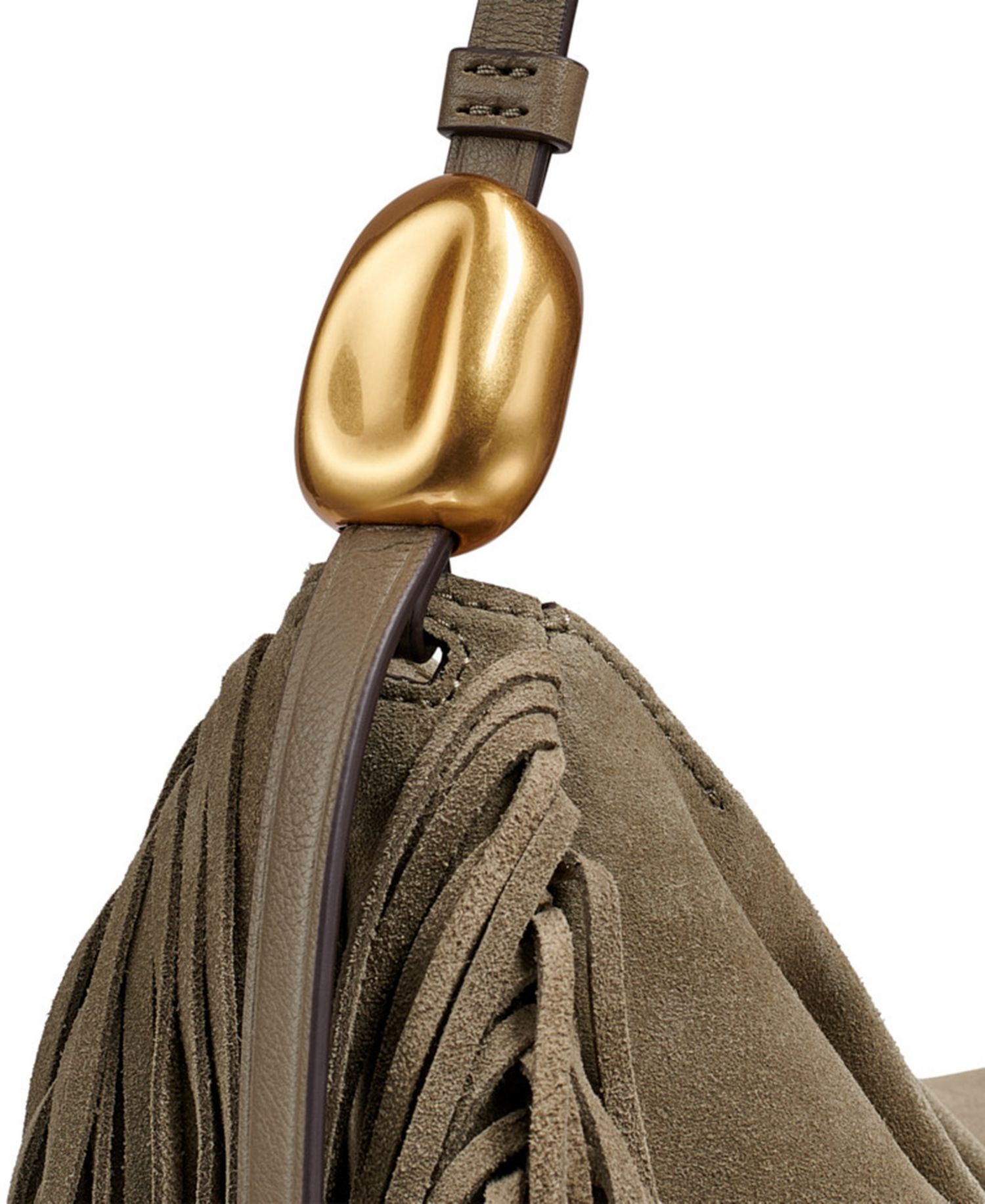 Large Fringe Shoulder Handbag