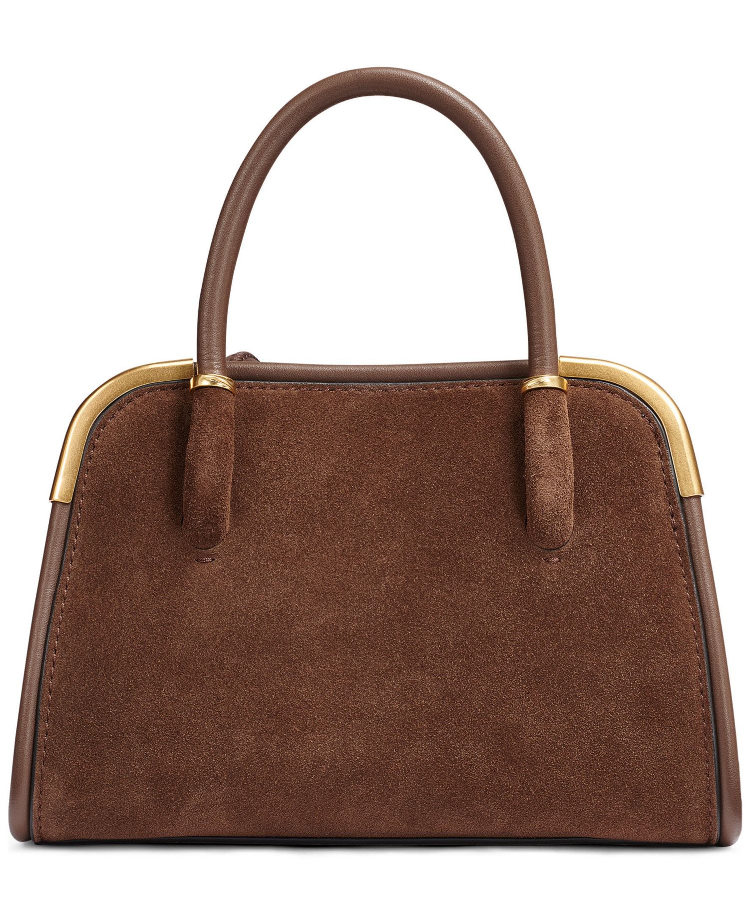 Satin Suede Mini Crossbody Satchel Handbag