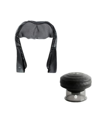 Rechargeable Cupping Therapy Device and 3D Shiatsu Electric Back Massager with Heat