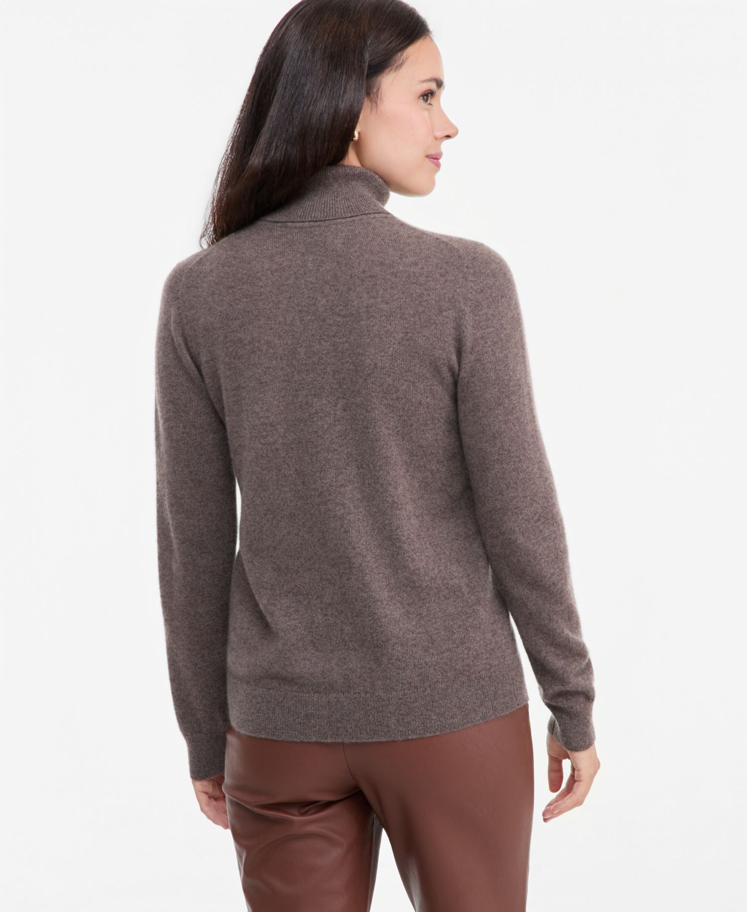 Petite Cashmere Turtleneck Sweater