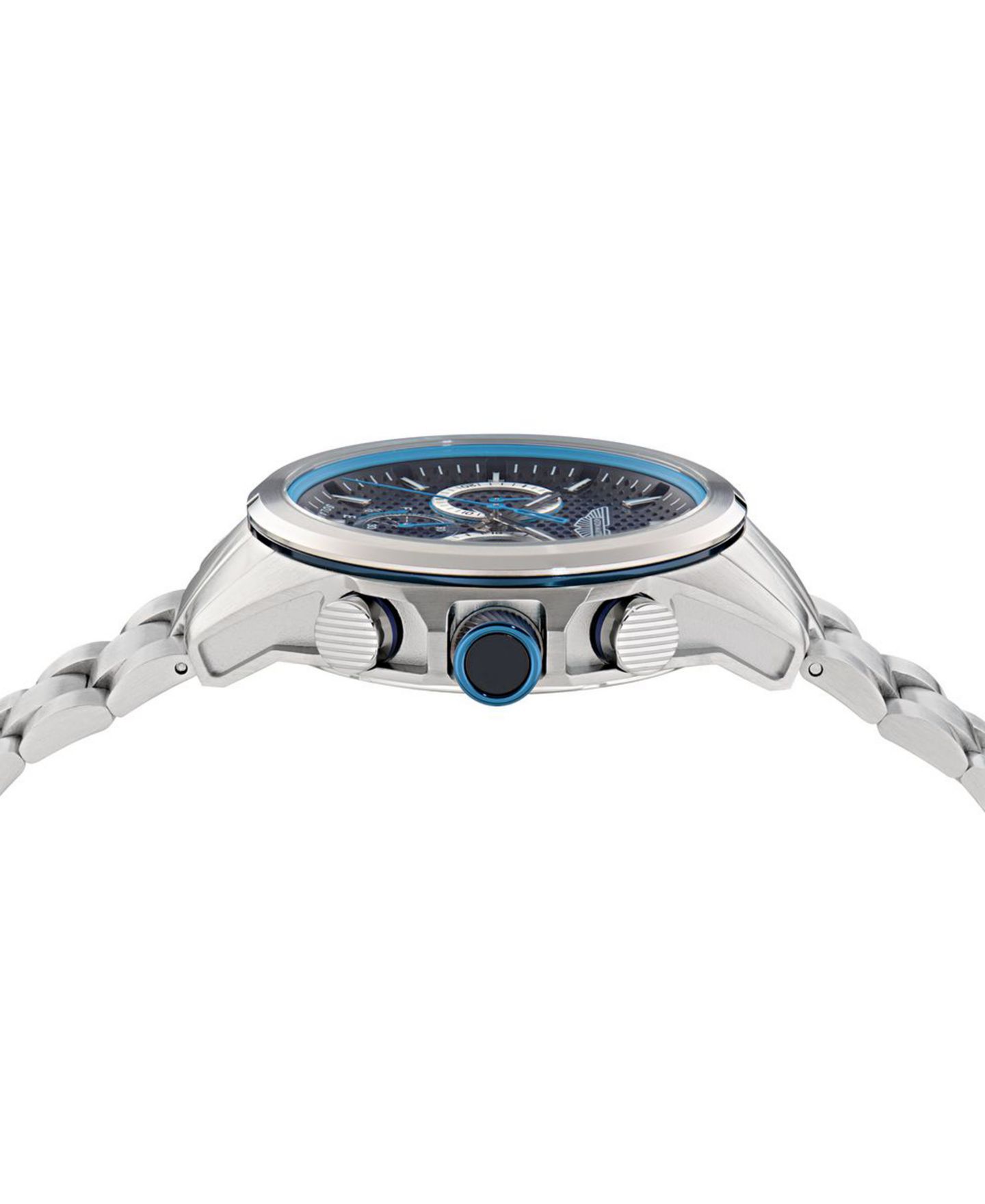 Мужские часы Aston Martin F1 Quartz Green Guilloche Stainless Steel Bracelet Watch 44mm — фото 3