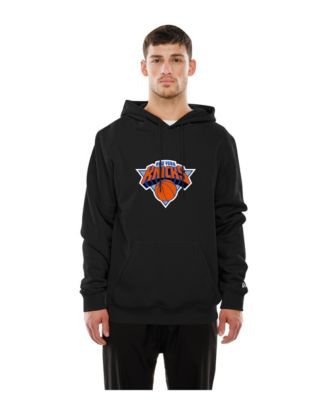 Men's Black New York Knicks Front Back Logo Hoodie