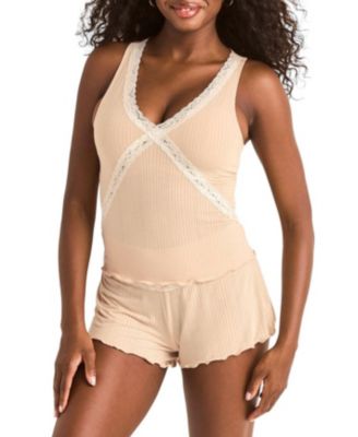 Women's August Sleeveless Tank and Short PJ Set