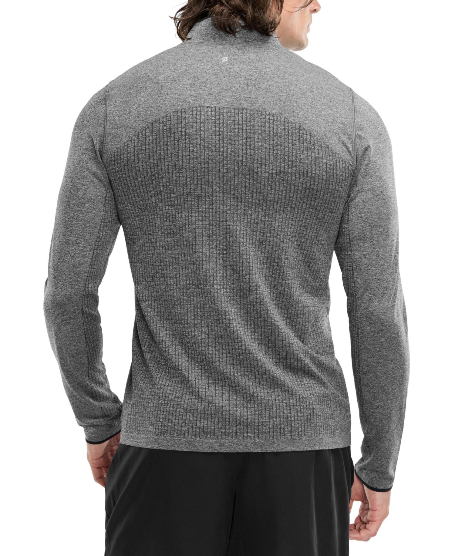 Men's Seamless Melange 1/4 Zip