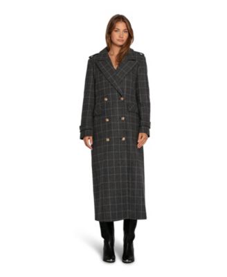 Women's Command Wool Blend Double Breast Maxi Coat