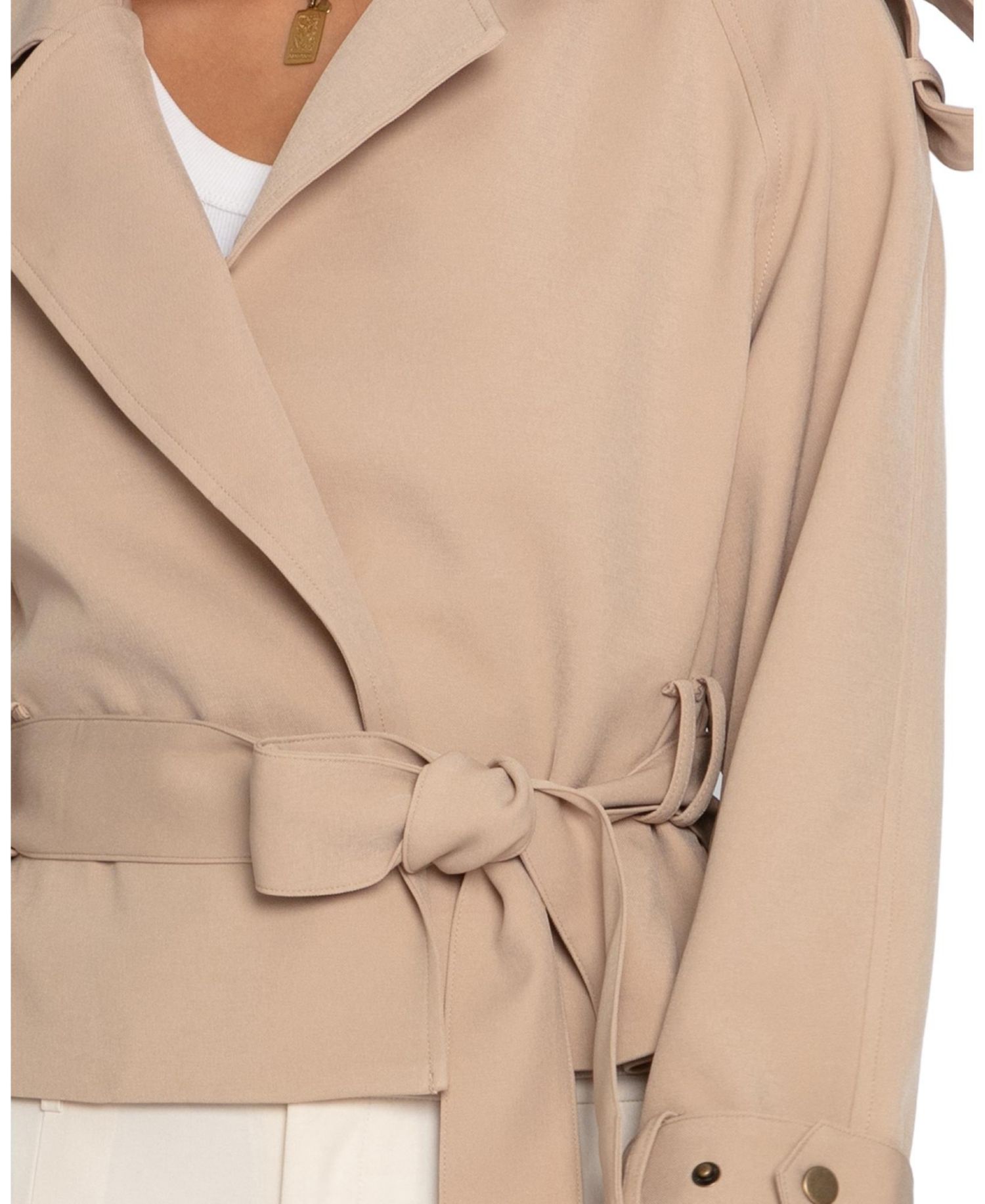 Women's Fast Car Cropped Trench
