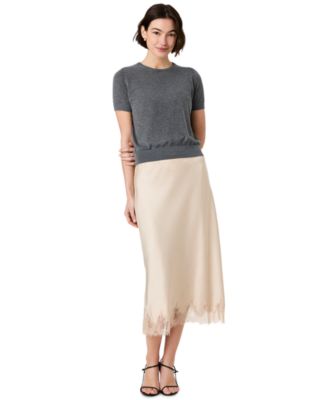Women's Nola Fine Knit Short-Sleeve Top