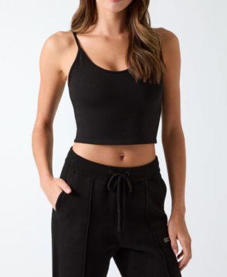 Women's Syrma Cropped Sleeveless Top
