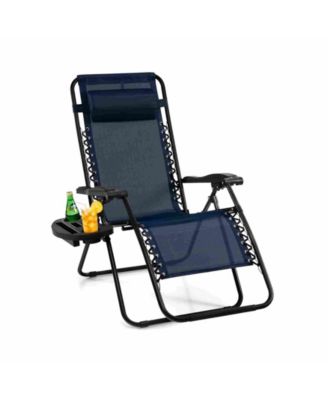 Outdoor Folding Zero Gravity Reclining Lounge Chair