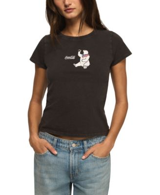 Women's Coca Cola Bear Baby Crewneck T-Shirt