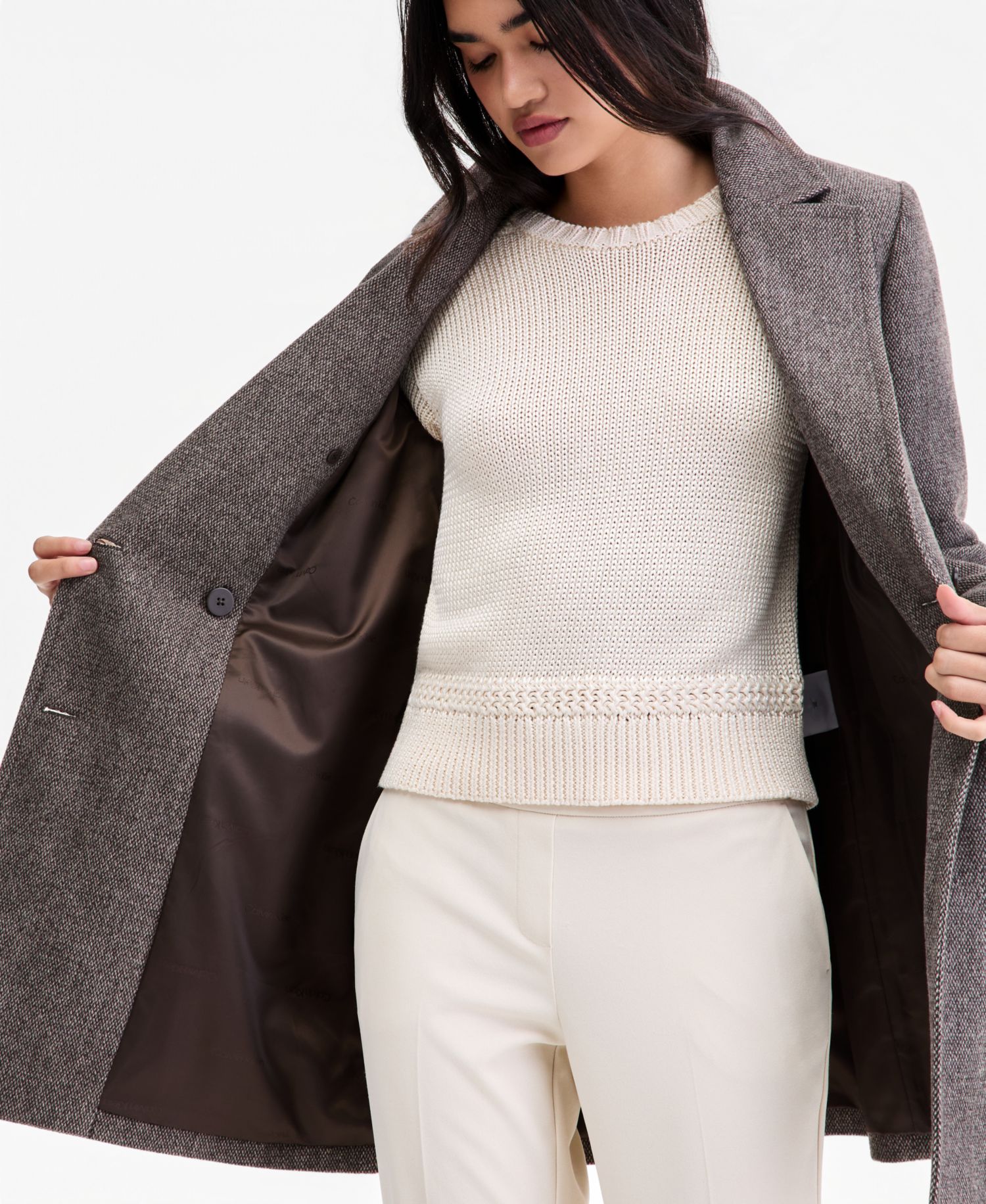 Women's Double-Breasted Pea Coat, Created for Macy's