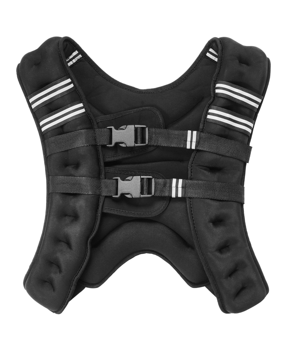 Sevorley 20 lb Weighted Vest with Reflective Stripe and Adjustable Buckle for