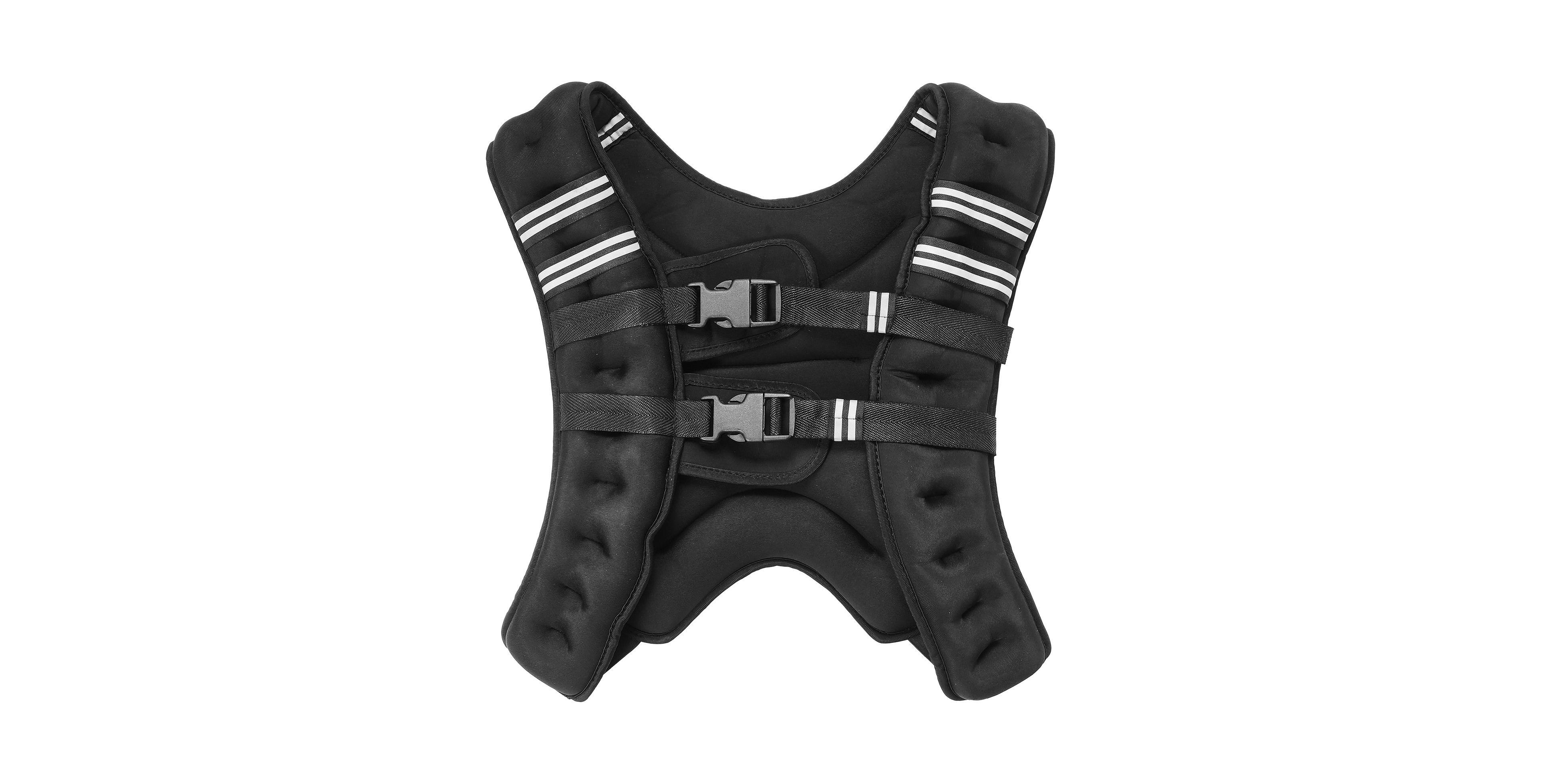 Sevorley 20 lb Weighted Vest with Reflective Stripe and Adjustable Buckle for