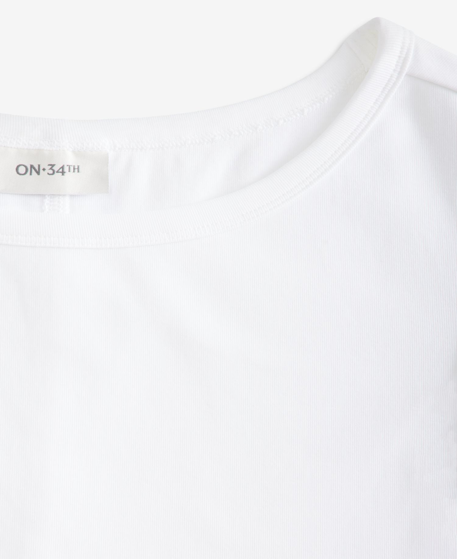 Women's Ribbed Boat-Neck Tank