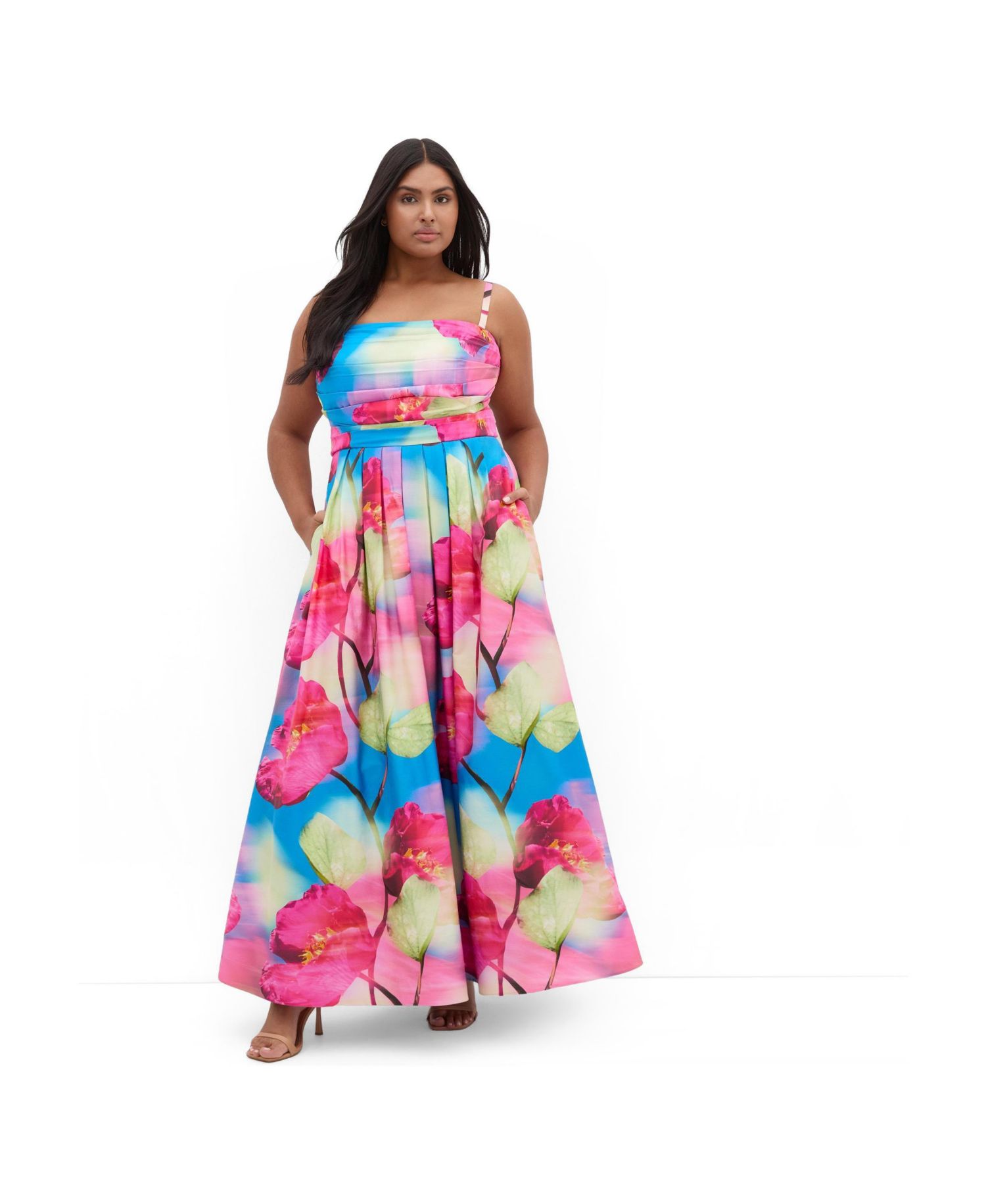Women's Rosalee Sleeveless Print Maxi Dress