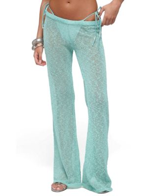 Women's Bena Textured Knit Flared Pants