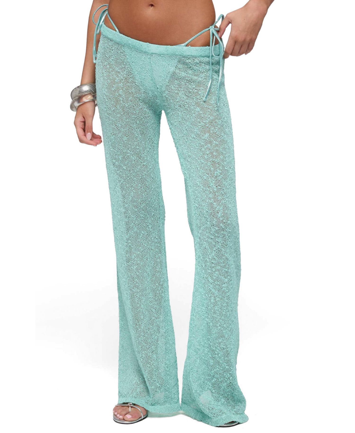 Women's Bena Textured Knit Flared Pants