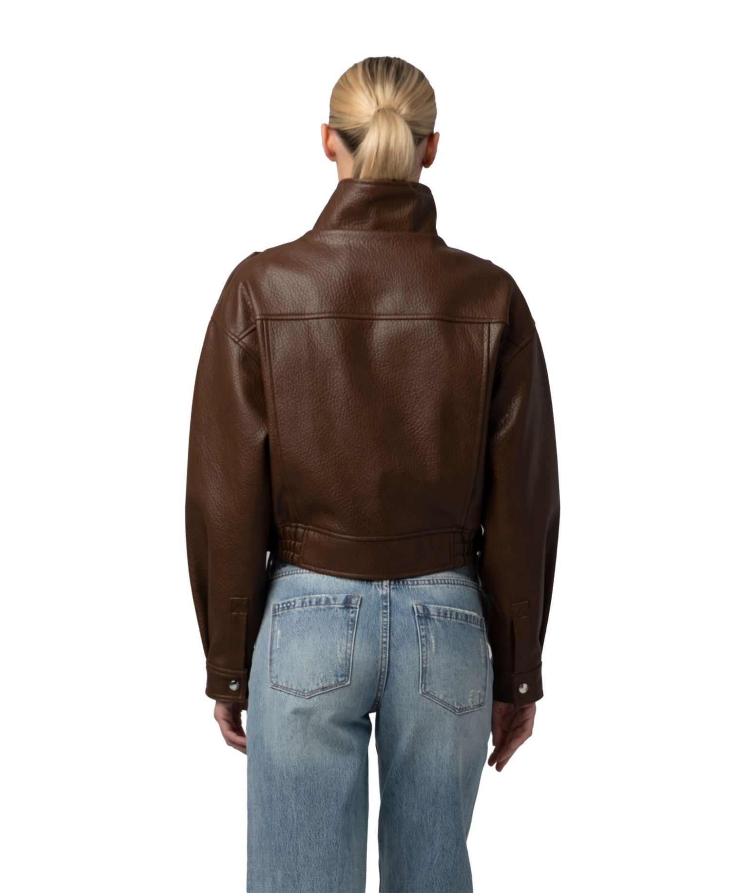 Women's High Mock Collar Jacket