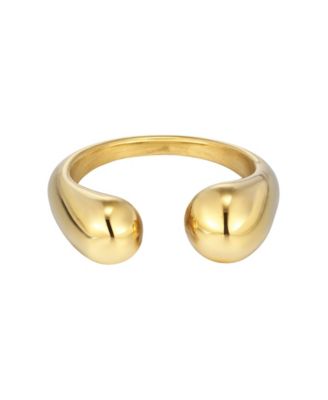 Adornia Tarnish Resistant Gold Hug Ring - Gold 28$