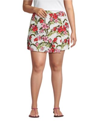 Women's Linen Above the Knee Skort