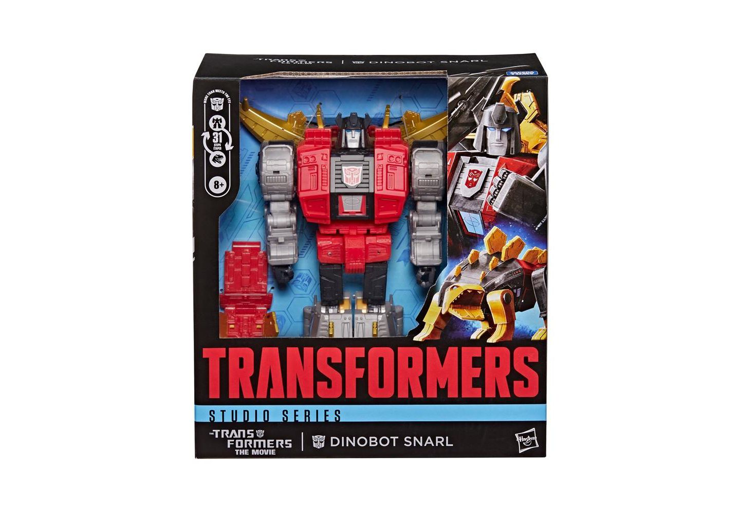 Детская фигурка Transformers Studio Series 86 Dinobot Snarl Leader Class 7.9" Action Figure, Ages 8+ — фото 2