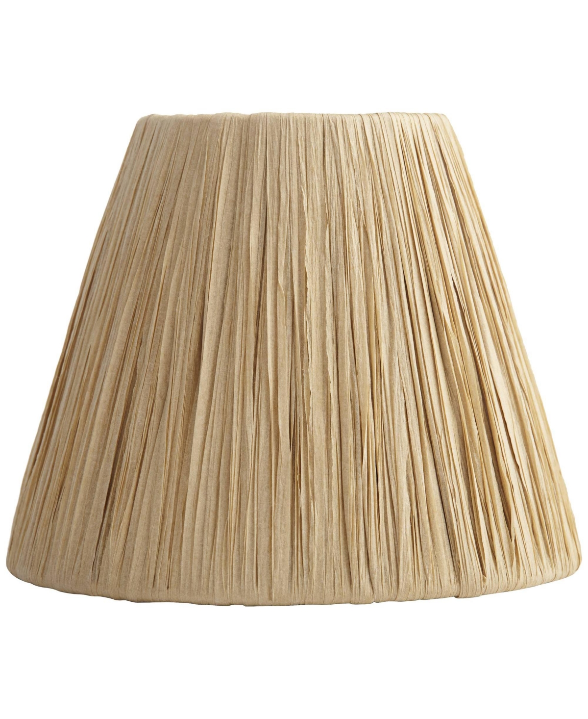 Springcrest 3" Top x 5 1/2" Bottom x 4 1/2" High x 4 1/2" Slant Lamp Shade Replacement Set of Empire Tapered Lafite Raffia Clip On Candelabra